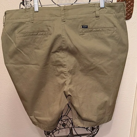 🫒🫒🫒BOGOHO🫒🫒🫒Lee Olive Casual Shorts-22 - Picture 5 of 9